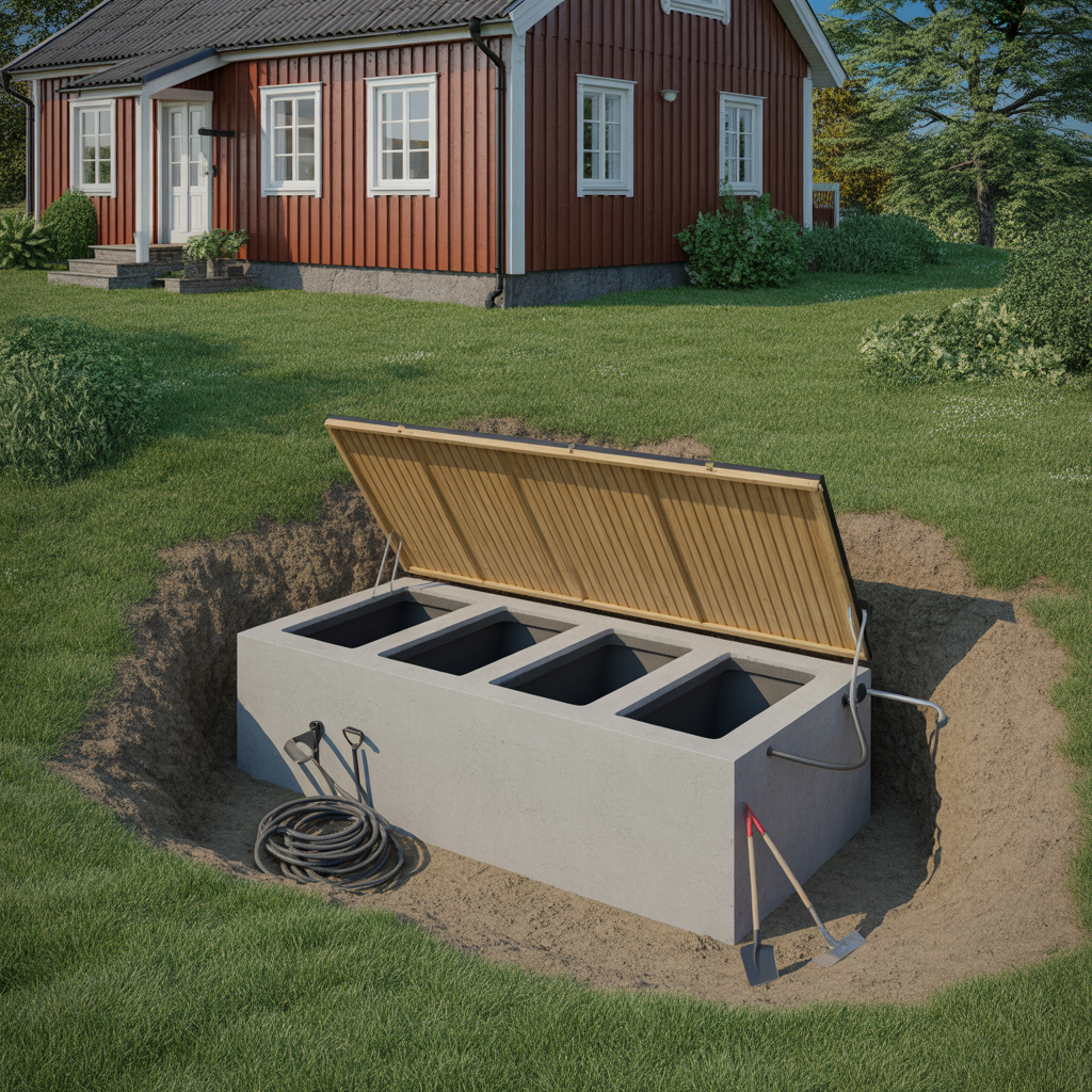 7.Hur ofta behover en trekammarbrunn tommas