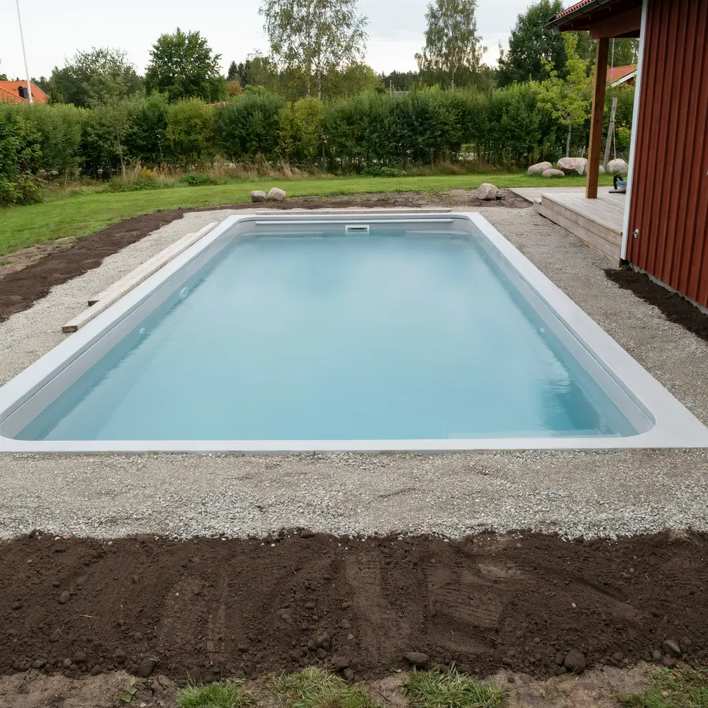 bygga pool rimbo norrtalje roslagen stockholm
