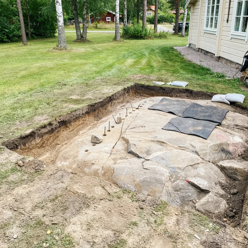 stensprackning bergsprangning rimbo norrtalje roslagen stockholm